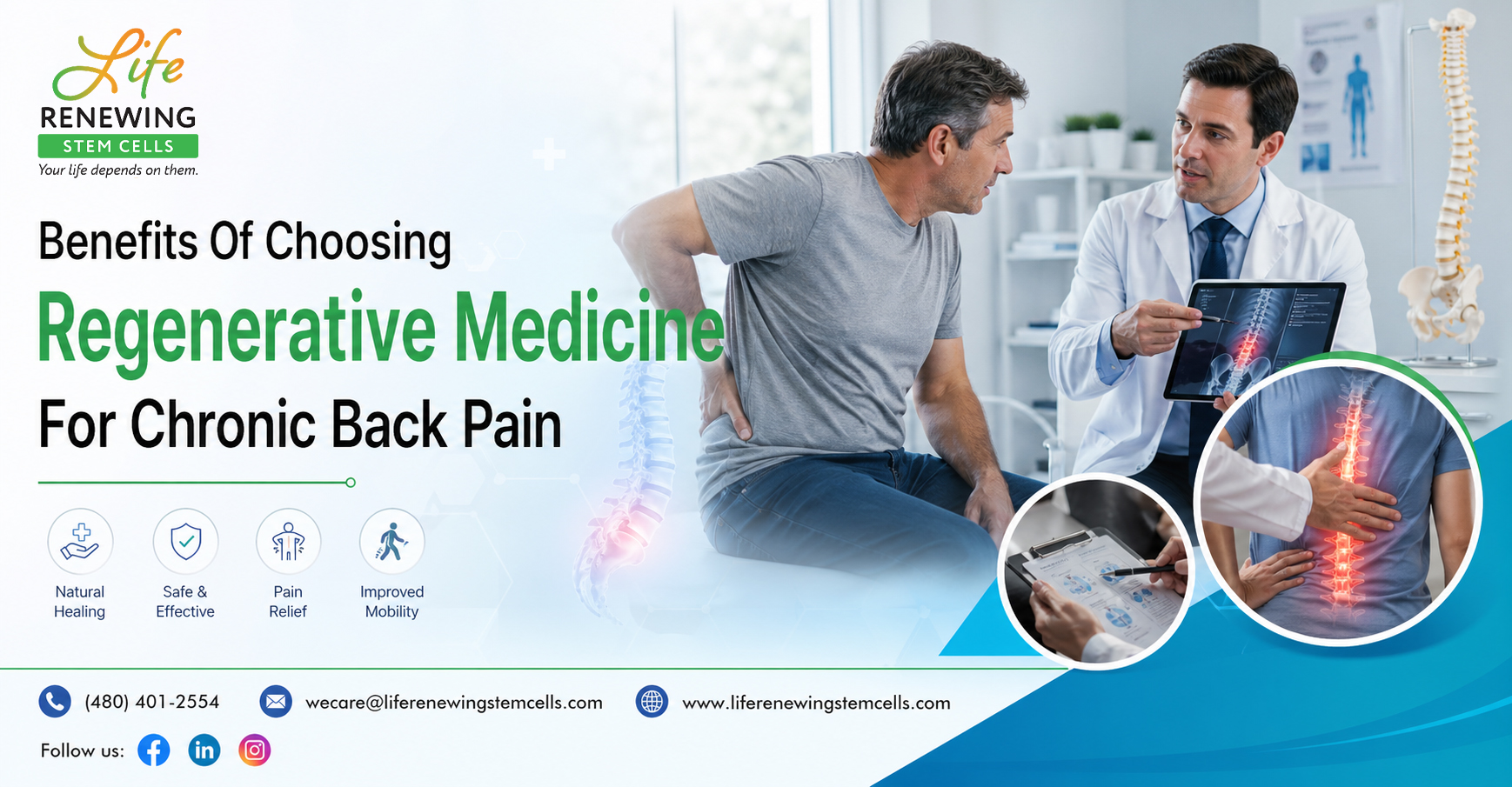 Benefits Of Choosing Regenerative Medicine For Chronic Back Pain