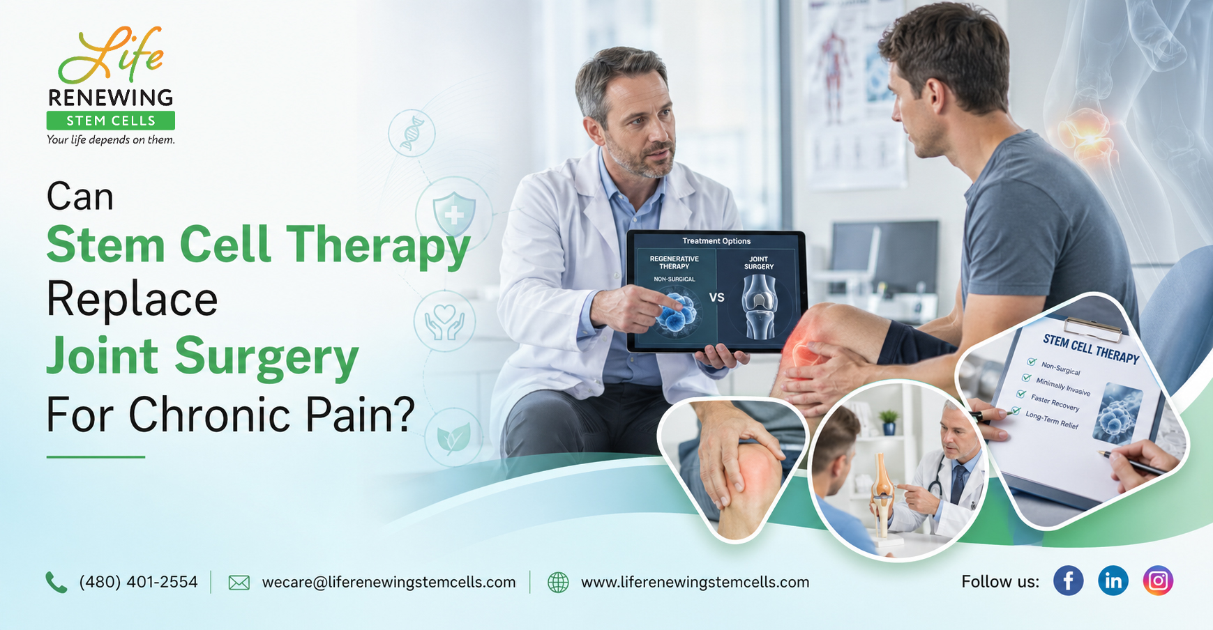 Can Stem Cell Therapy Replace Joint Surgery For Chronic Pain?