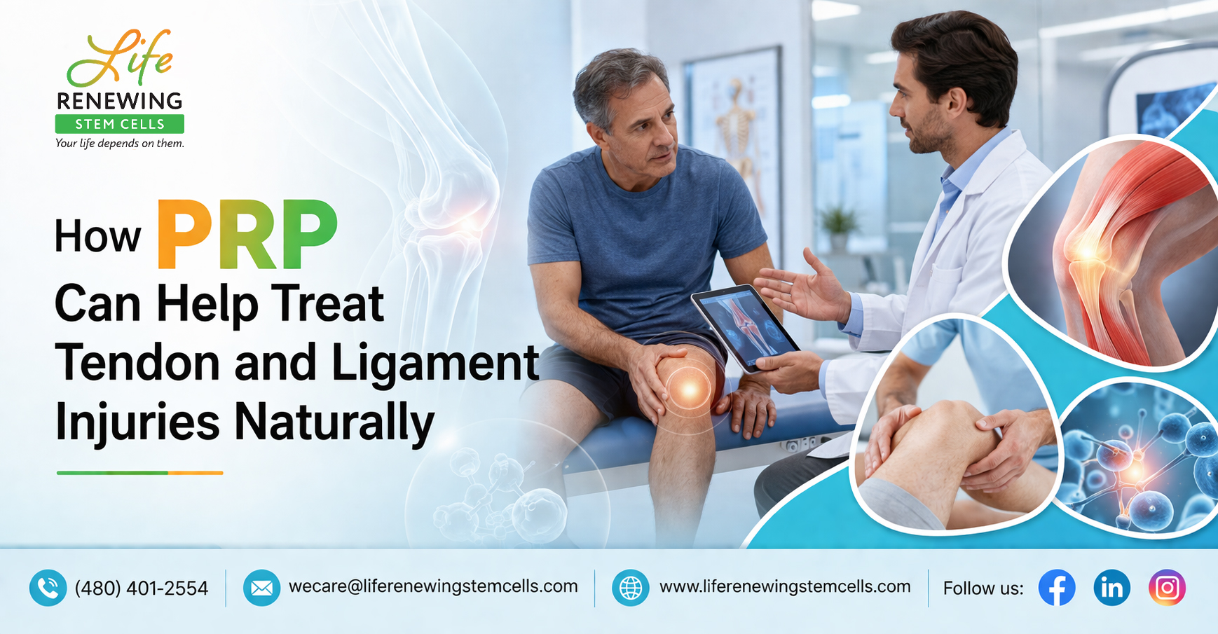 How PRP Can Help Treat Tendon and Ligament Injuries Naturally