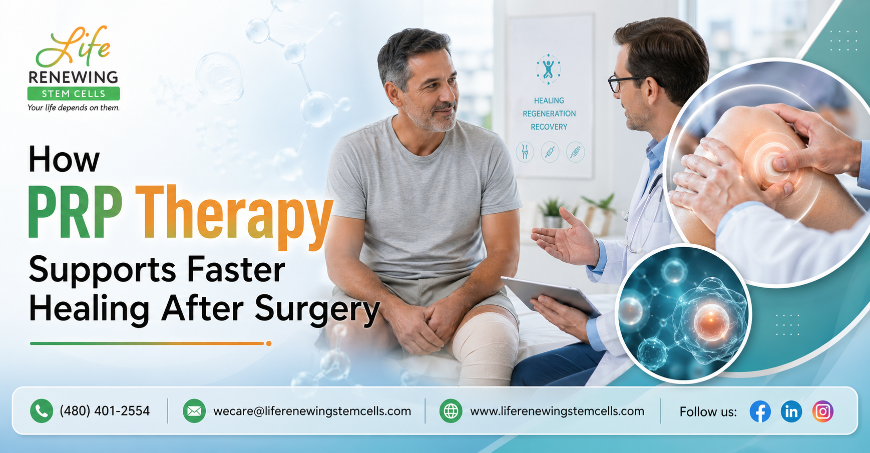 How PRP Therapy Supports Faster Healing After Surgery