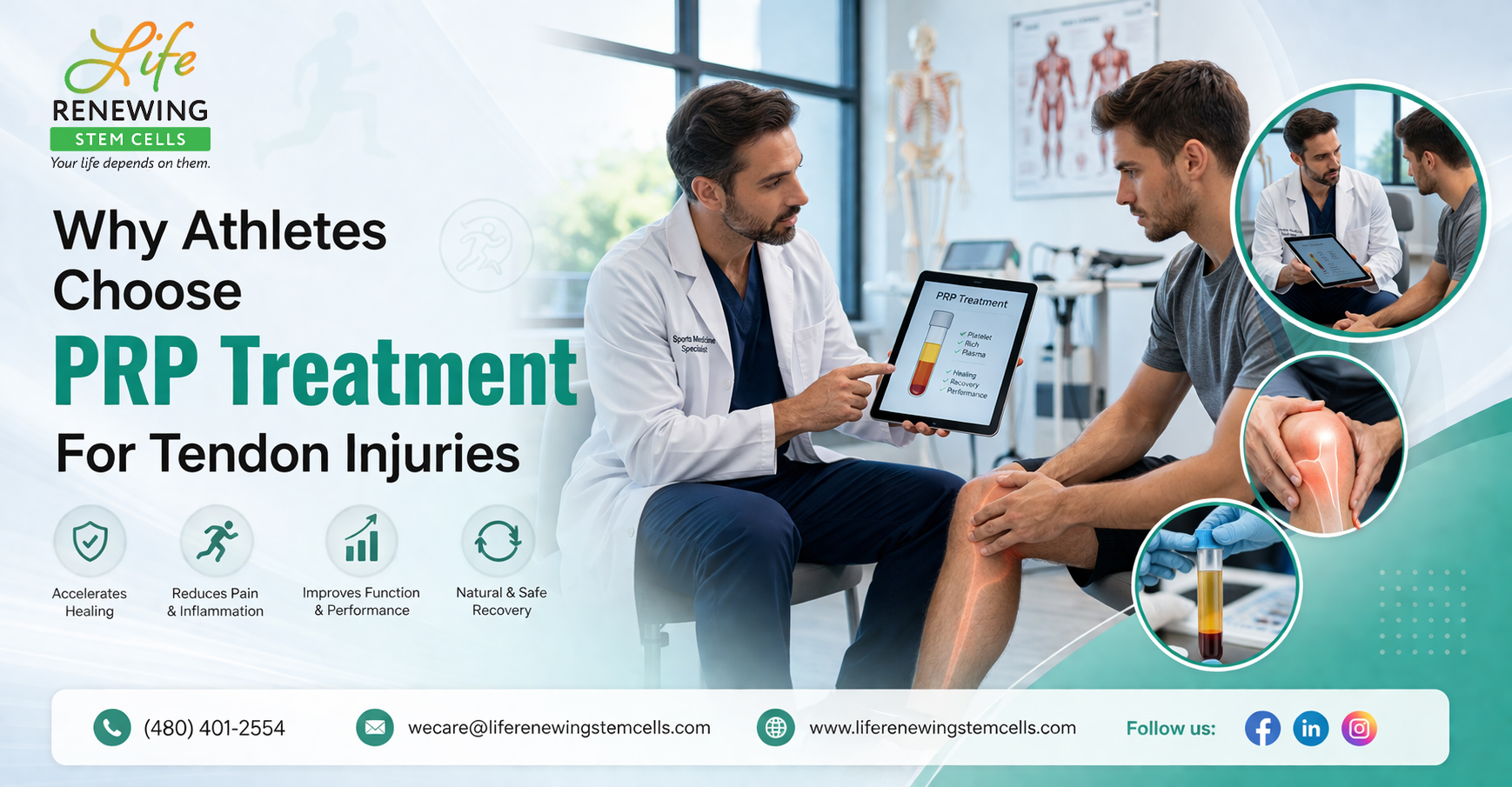 Why Athletes Choose PRP Treatment For Tendon Injuries