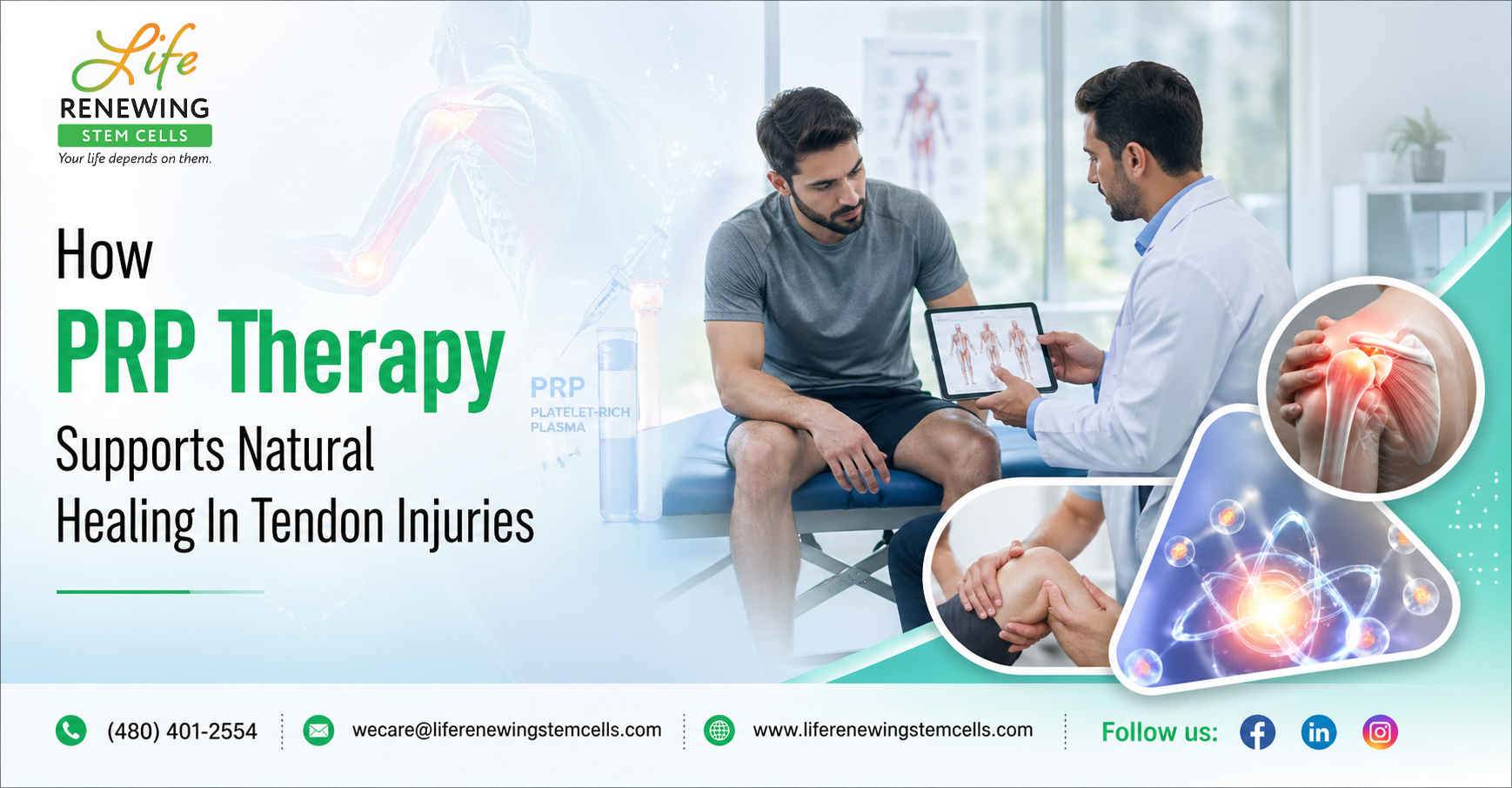 How PRP Therapy Supports Natural Healing In Tendon Injuries